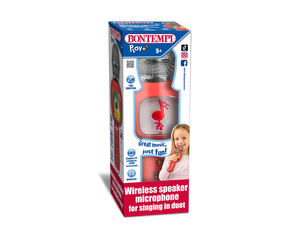 Безжичен караоке микрофон Bontempi 48 5110 с TWS функция