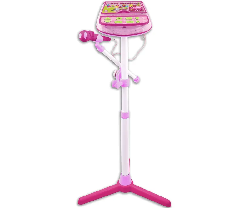 Детски микрофон Bontempi Showtime със стойка и 8 демо песни