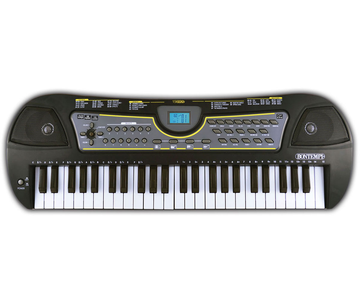 Синтезатор Bontempi 15 4909 с 49 клавиша, чанта и адаптор