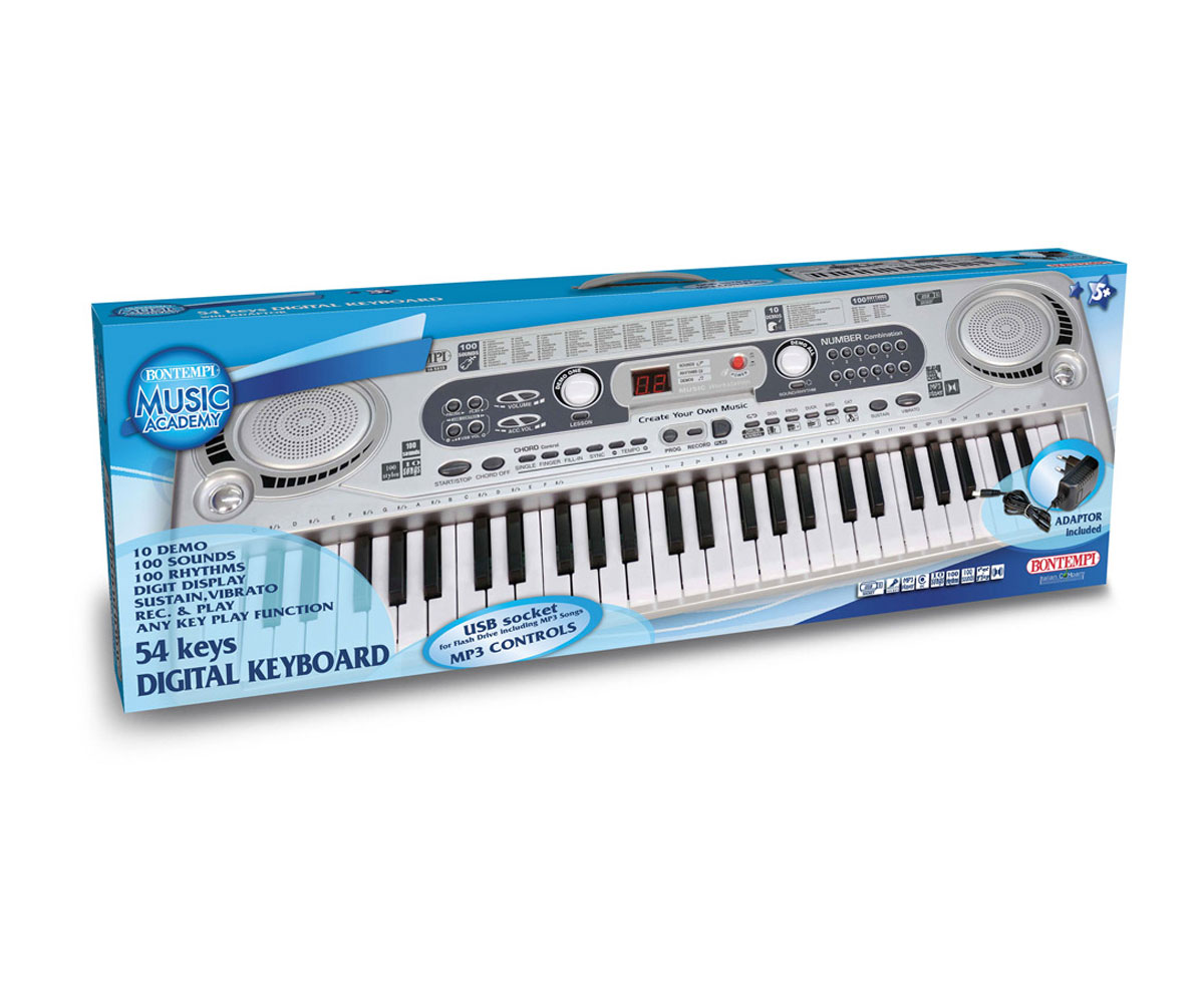 Синтезатор Bontempi 16 5415 с 54 клавиша и MP3 вход