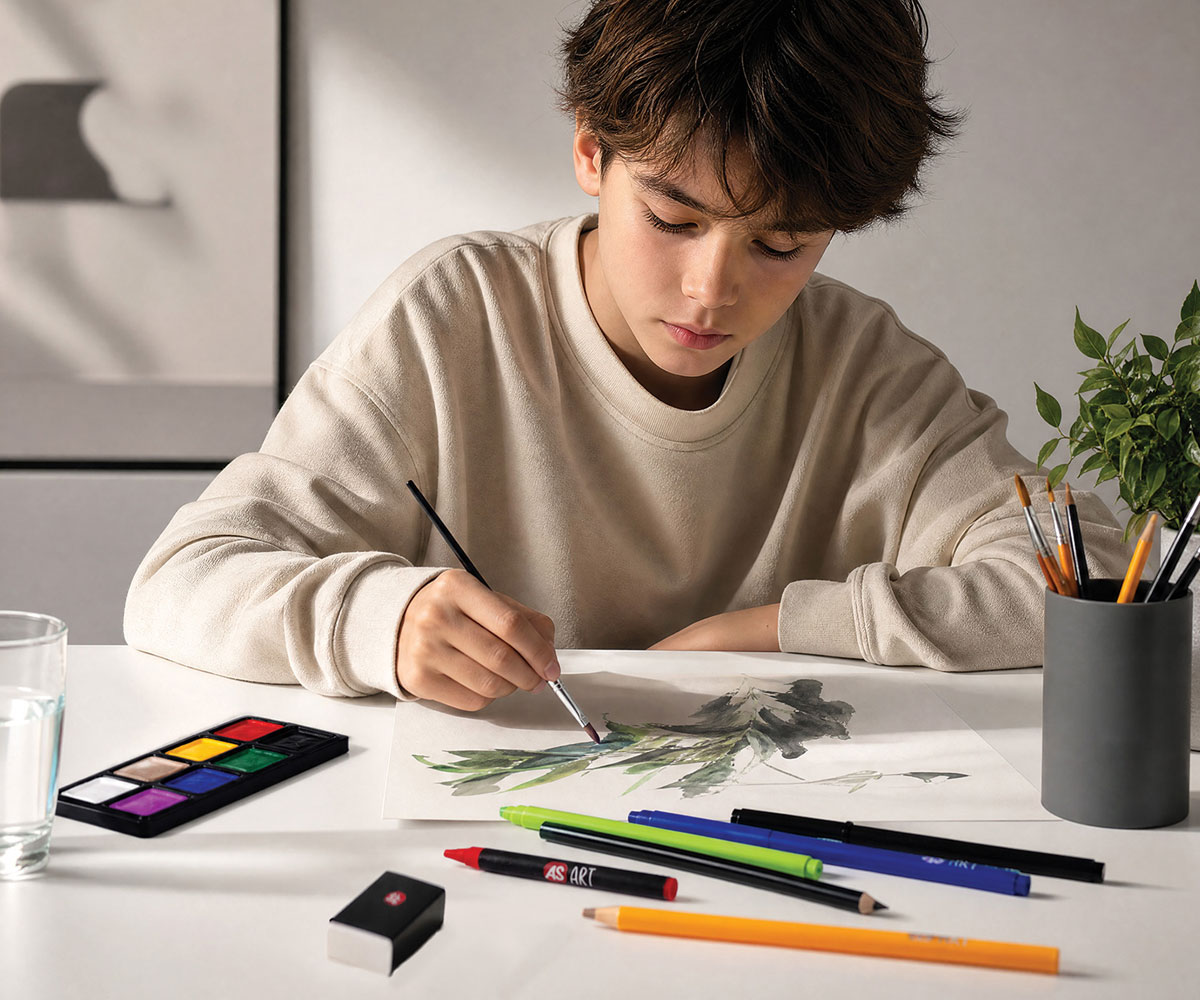 Куфар за рисуване AS Company HappiHobbi Малки чудовища, 100 части