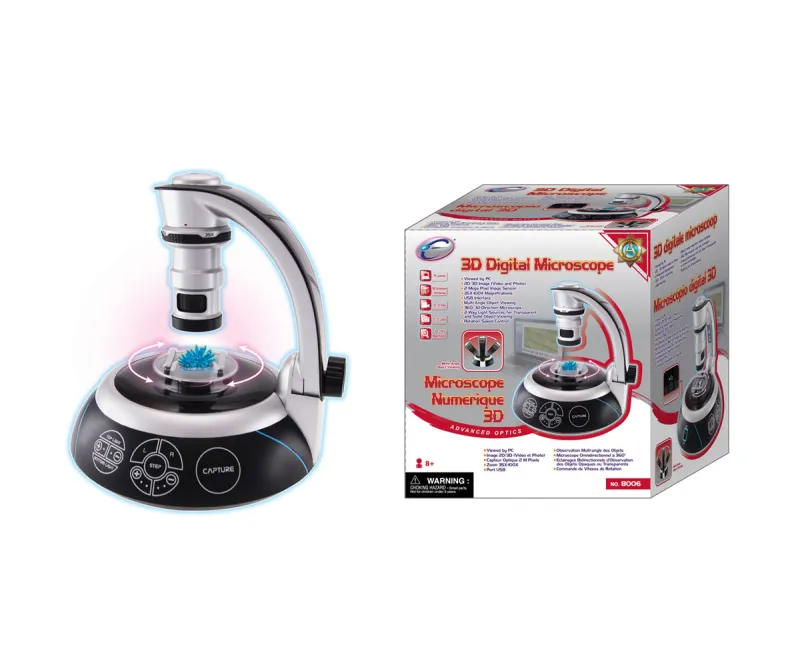 3D дигитален микроскоп Eastcolight 8006 за деца 3–12 г.