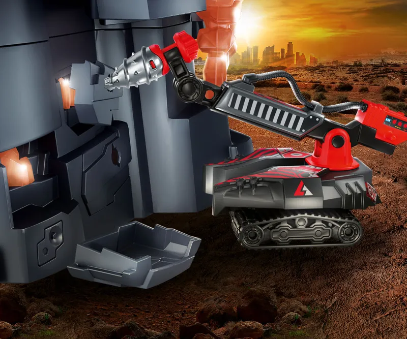 Playmobil 70623 Скалата на Дино с динозавър, 242 елемента