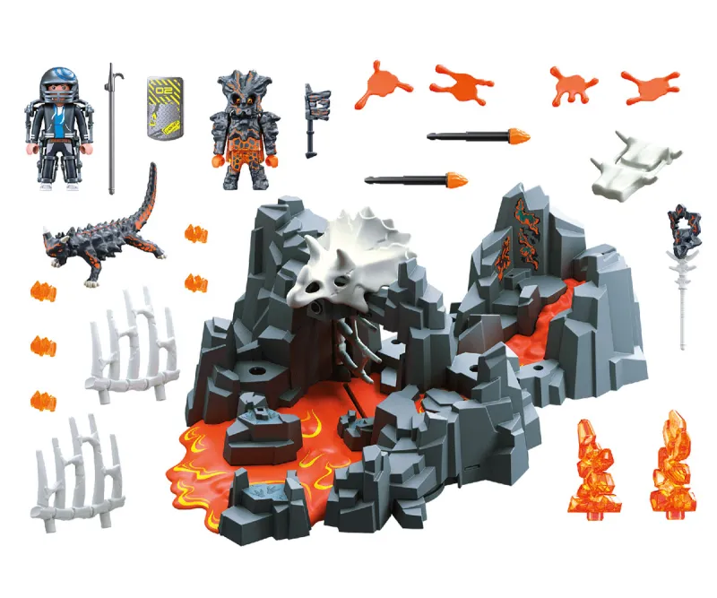 Playmobil 70926 Пазителят на лава мината с Иън и дракон