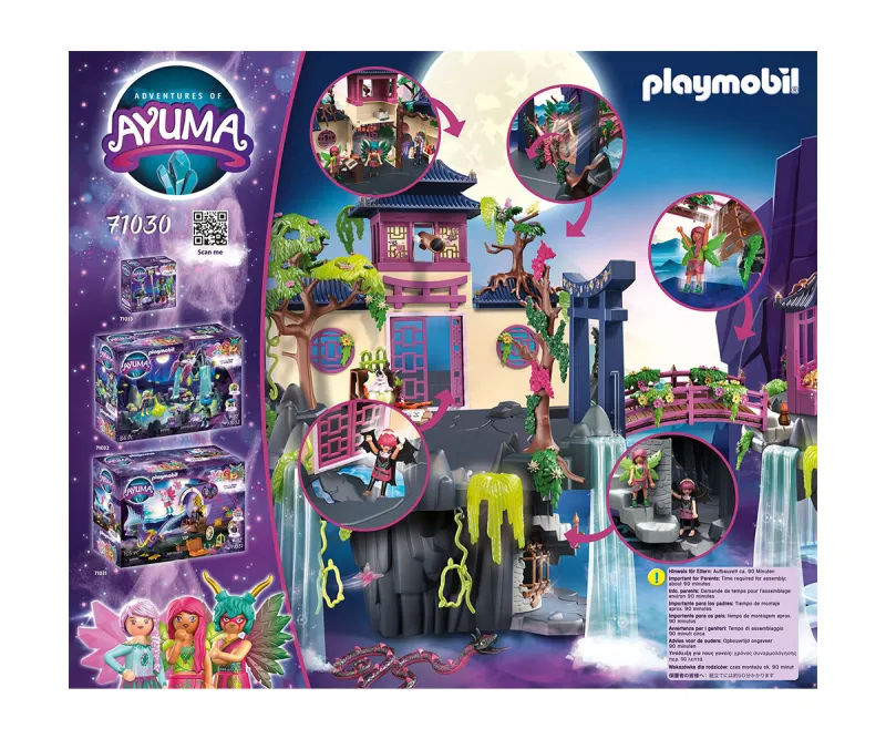 Playmobil 71030 Академия за феи Аюма, 410 елемента