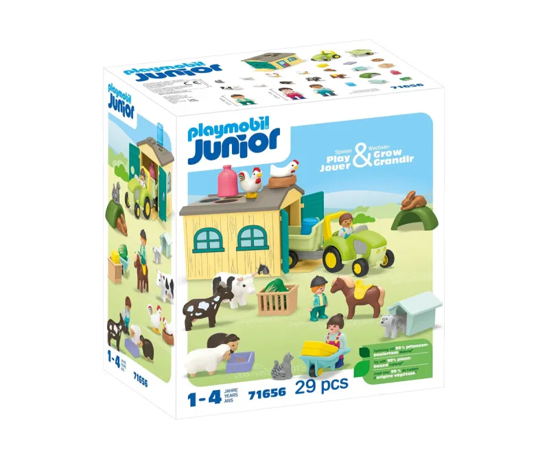Playmobil 71656 Junior Ферма с трактор и животни