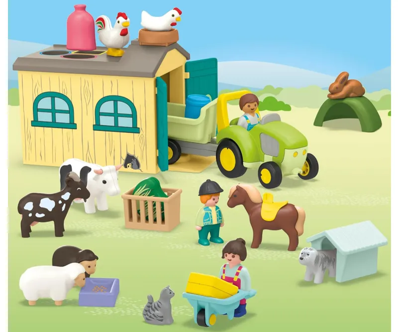 Playmobil 71656 Junior Ферма с трактор и животни