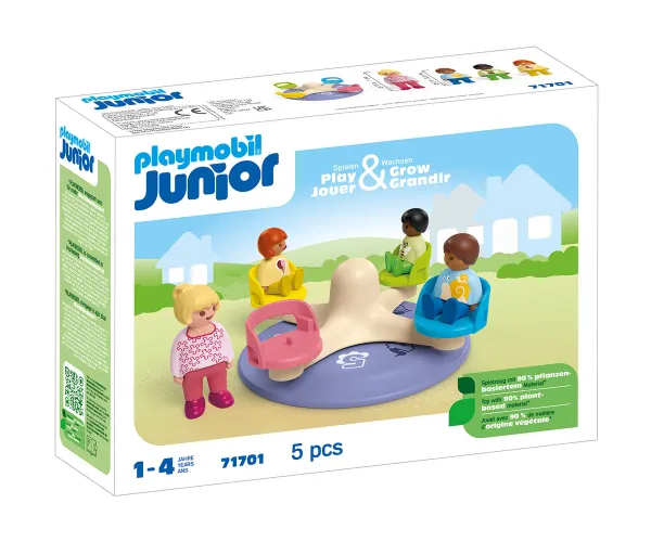 Playmobil Junior Въртележка с числа от 1 до 8 и четири фигури