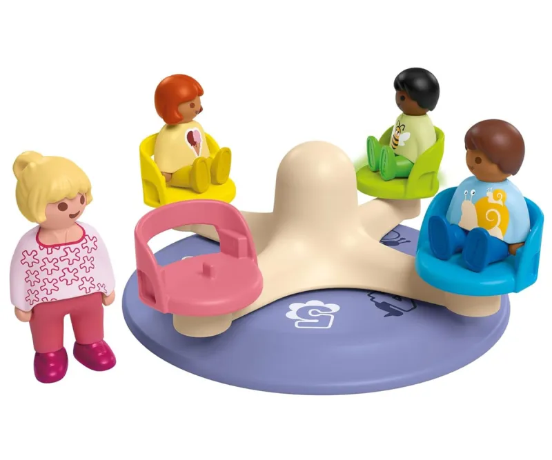 Playmobil Junior Въртележка с числа от 1 до 8 и четири фигури
