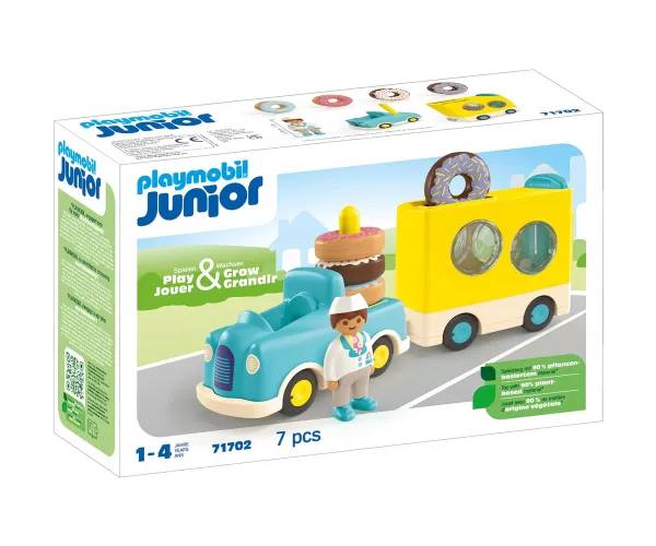Playmobil Junior Камион за понички със сортиране, 12м–4г.