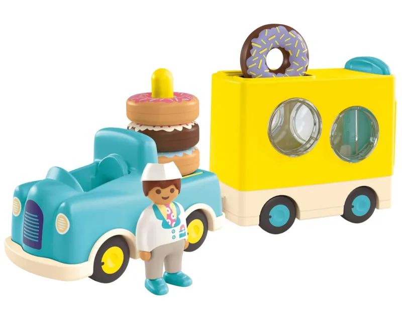 Playmobil Junior Камион за понички със сортиране, 12м–4г.