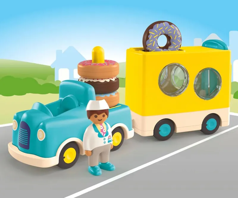 Playmobil Junior Камион за понички със сортиране, 12м–4г.