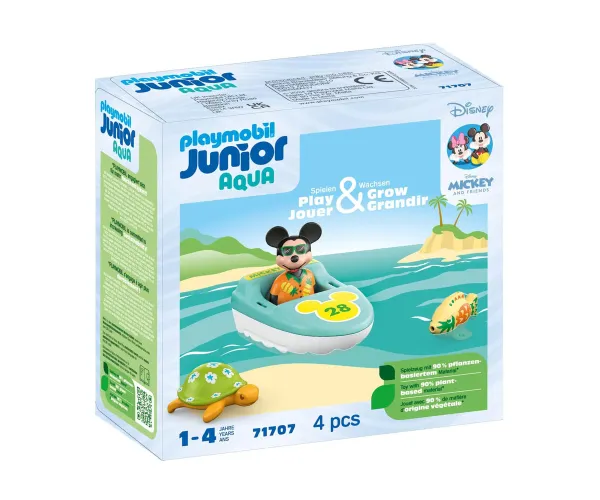 Playmobil Junior Disney Мики Маус – лодка, костенурка, рибка