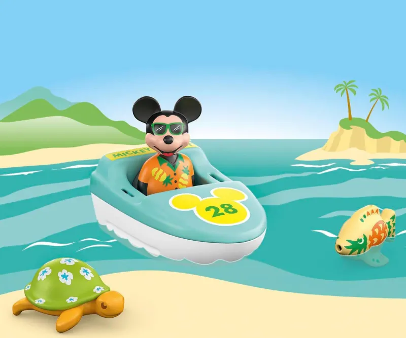 Playmobil Junior Disney Мики Маус – лодка, костенурка, рибка