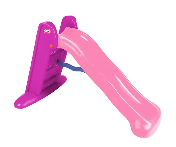 Little Tikes сгъваема пързалка 150 см, розова