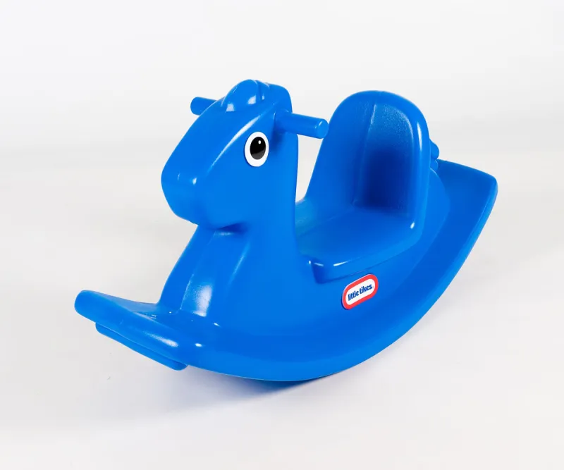 Люлеещ се кон Little Tikes, сив, за деца 12м–3г., до 22 кг