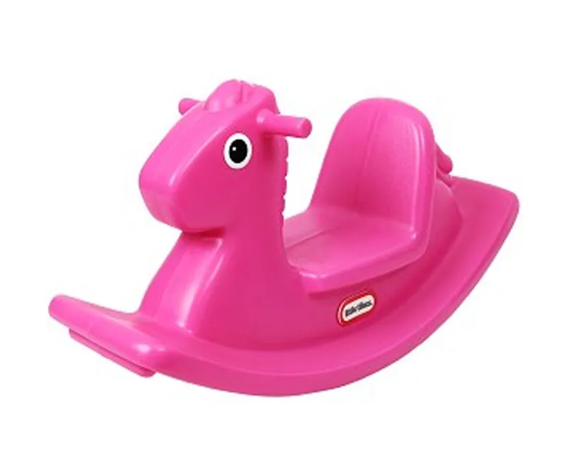 Люлеещ се кон Little Tikes, сив, за деца 12м–3г., до 22 кг