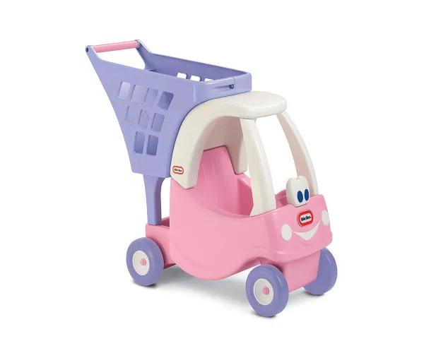 Количка за пазаруване Little Tikes, розова, 67 см