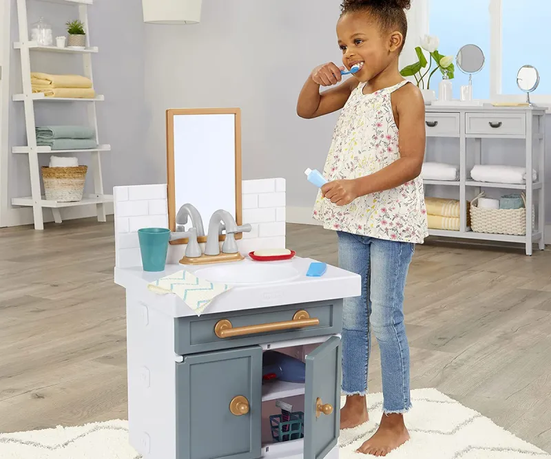 Мивка за баня Little Tikes First Bathroom с 12 аксесоара