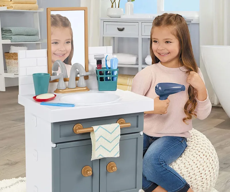Мивка за баня Little Tikes First Bathroom с 12 аксесоара