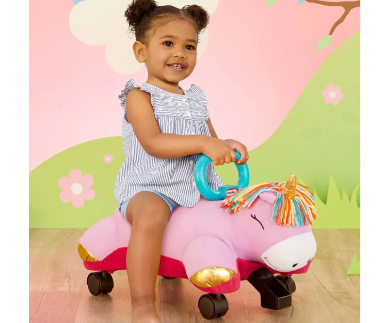 Състезателна възглавница Little Tikes Pillow Racer – еднорог