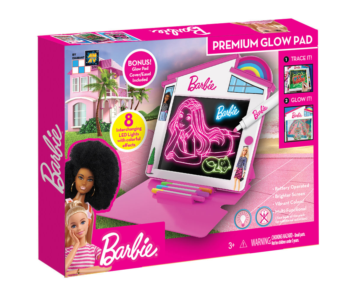 Светеща дъска Barbie Premium Glow Pad, 8 LED светлини