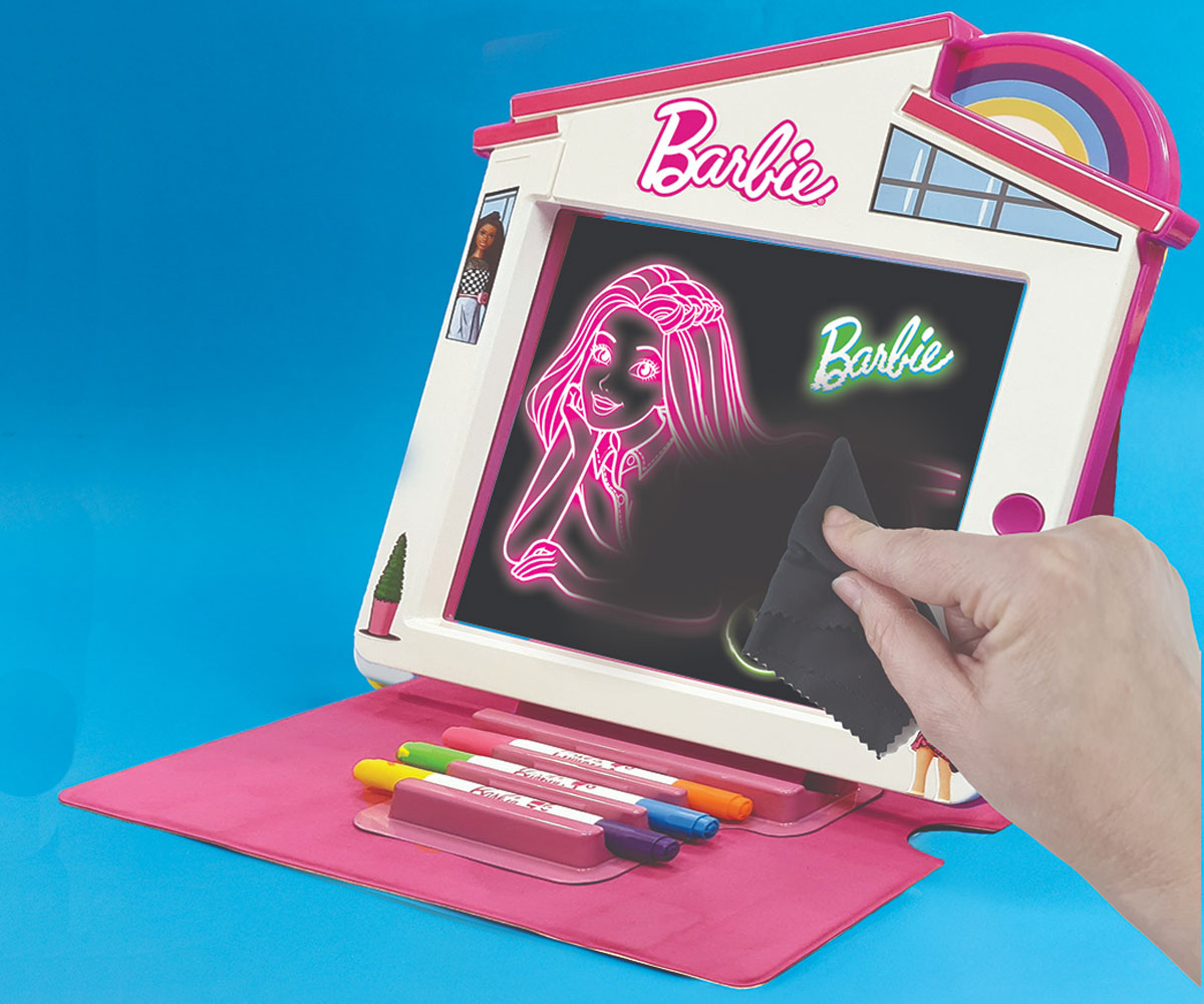 Светеща дъска Barbie Premium Glow Pad, 8 LED светлини