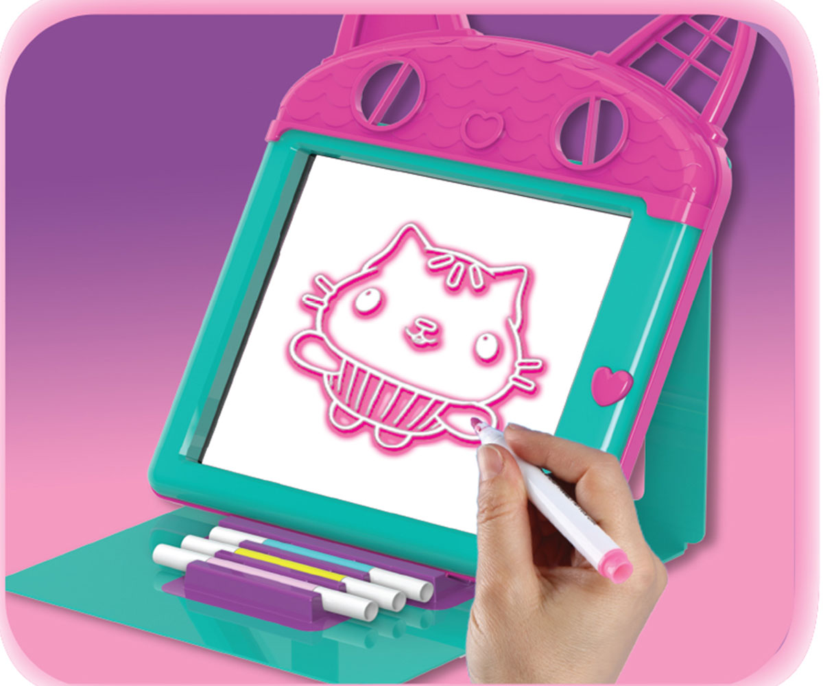 Светеща дъска Gabby's Dollhouse Premium Glow Pad, 8 LED