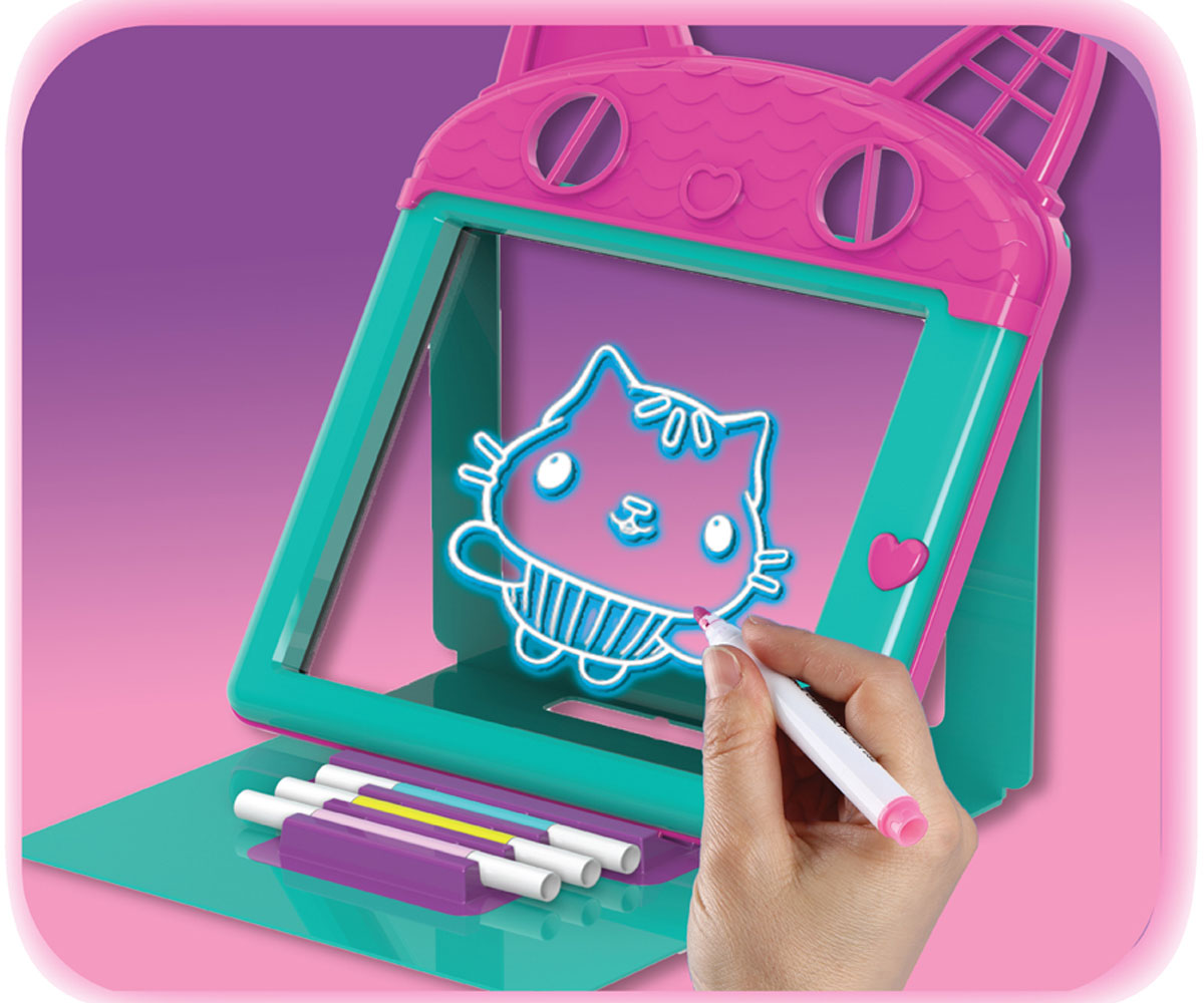 Светеща дъска Gabby's Dollhouse Premium Glow Pad, 8 LED