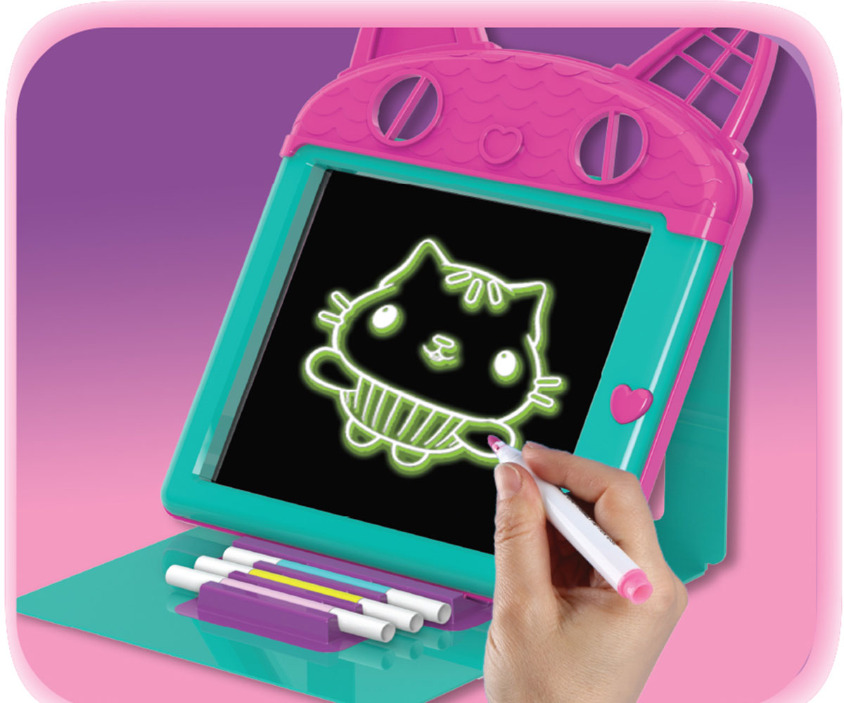 Светеща дъска Gabby's Dollhouse Premium Glow Pad, 8 LED