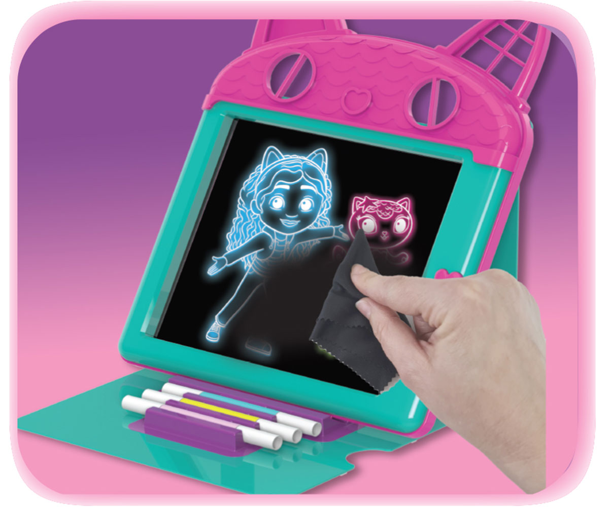 Светеща дъска Gabby's Dollhouse Premium Glow Pad, 8 LED