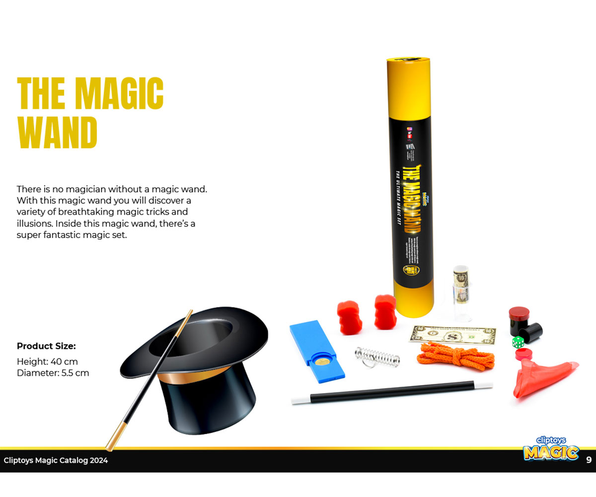 Комплект за фокуси Cliptoys Magic Вълшебна пръчица