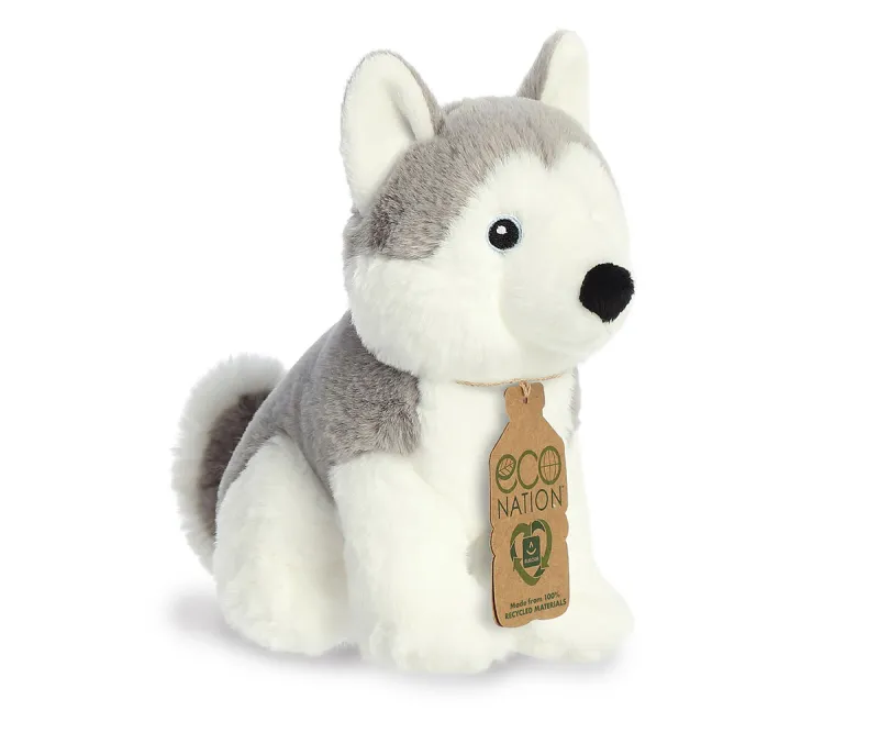 Плюшена играчка Еко хъски Aurora, 20 см