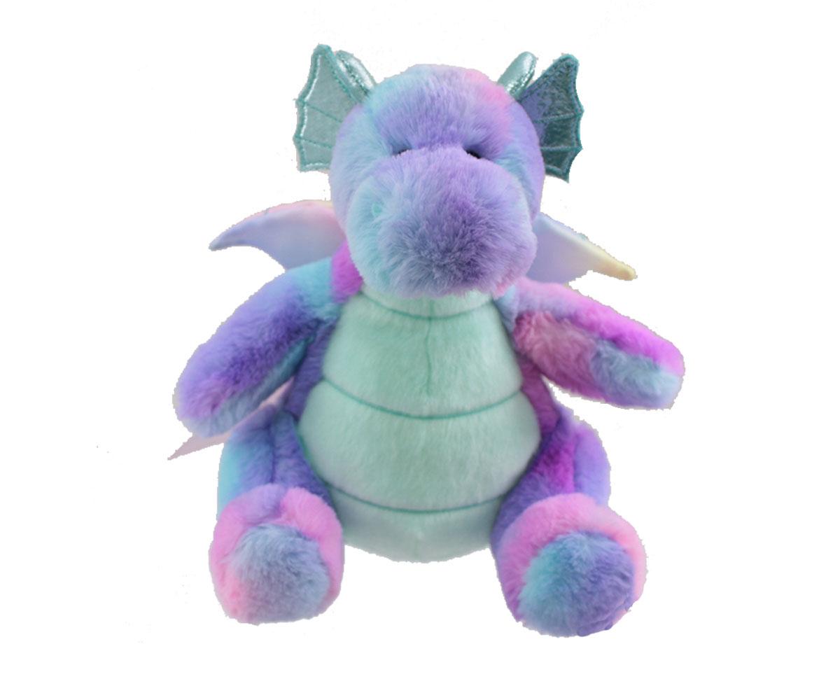 Плюшена играчка Aurora Miyoni Лилав дракон, 22 см