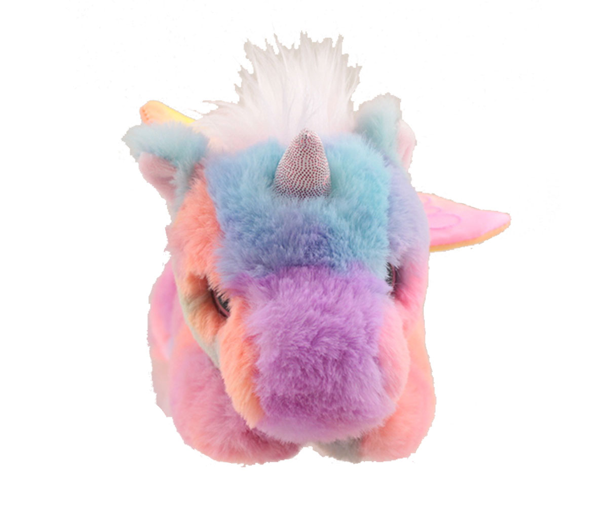 Плюшена играчка Aurora Miyoni Многоцветен еднорог, 10 см