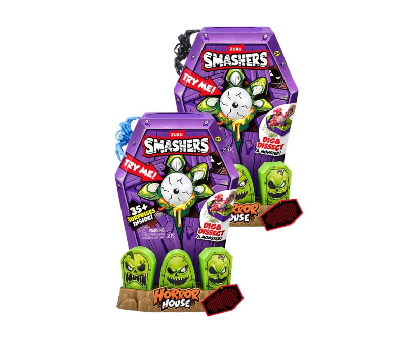 Метална кутия за фигурки ZURU Dino Smashers