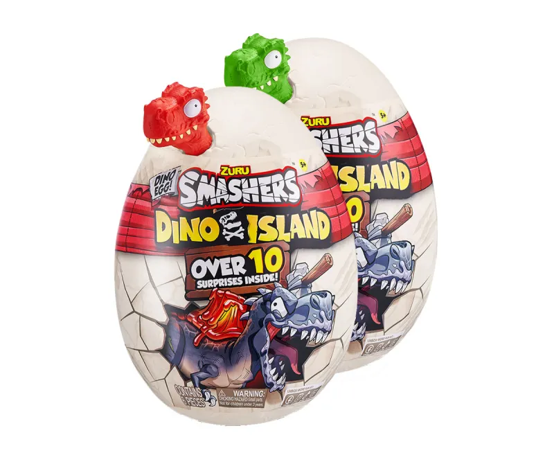 Метална кутия за фигурки ZURU Dino Smashers