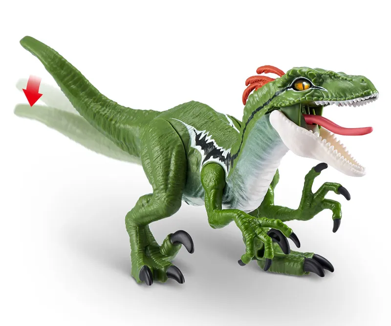 Робо динозавър Раптор ZURU Robo Alive Dino Action, зелен