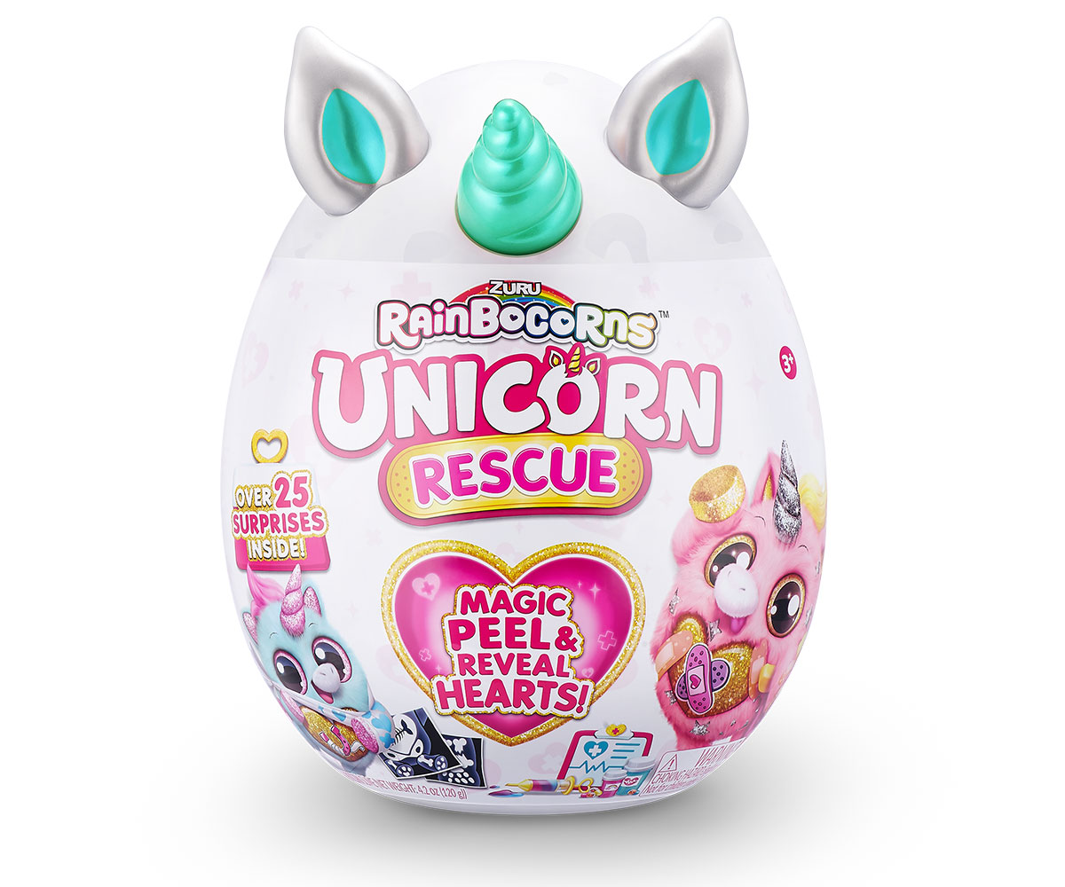 Плюшен еднорог ZURU Rainbocorns Unicorn Rescue, серия 4