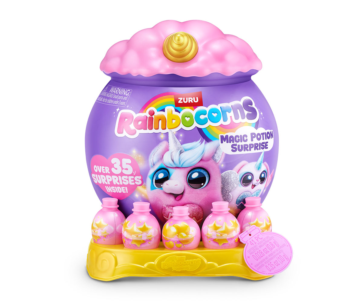 Плюшен еднорог ZURU Rainbocorns Unicorn Rescue, серия 4