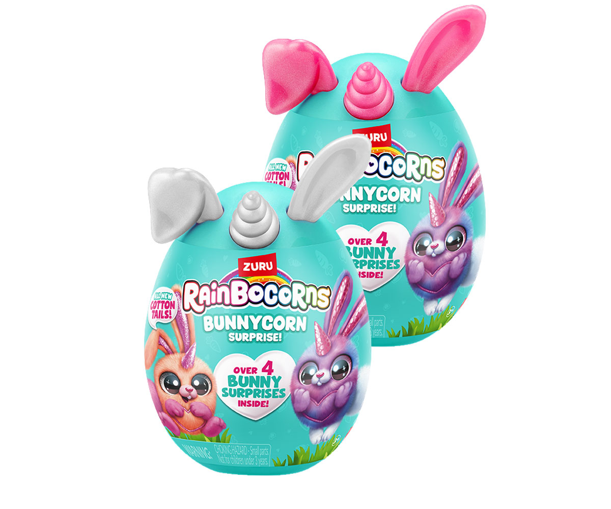 Плюшено коте Rainbocorns Kittycorn ZURU, серия 9 – 10+ изненади