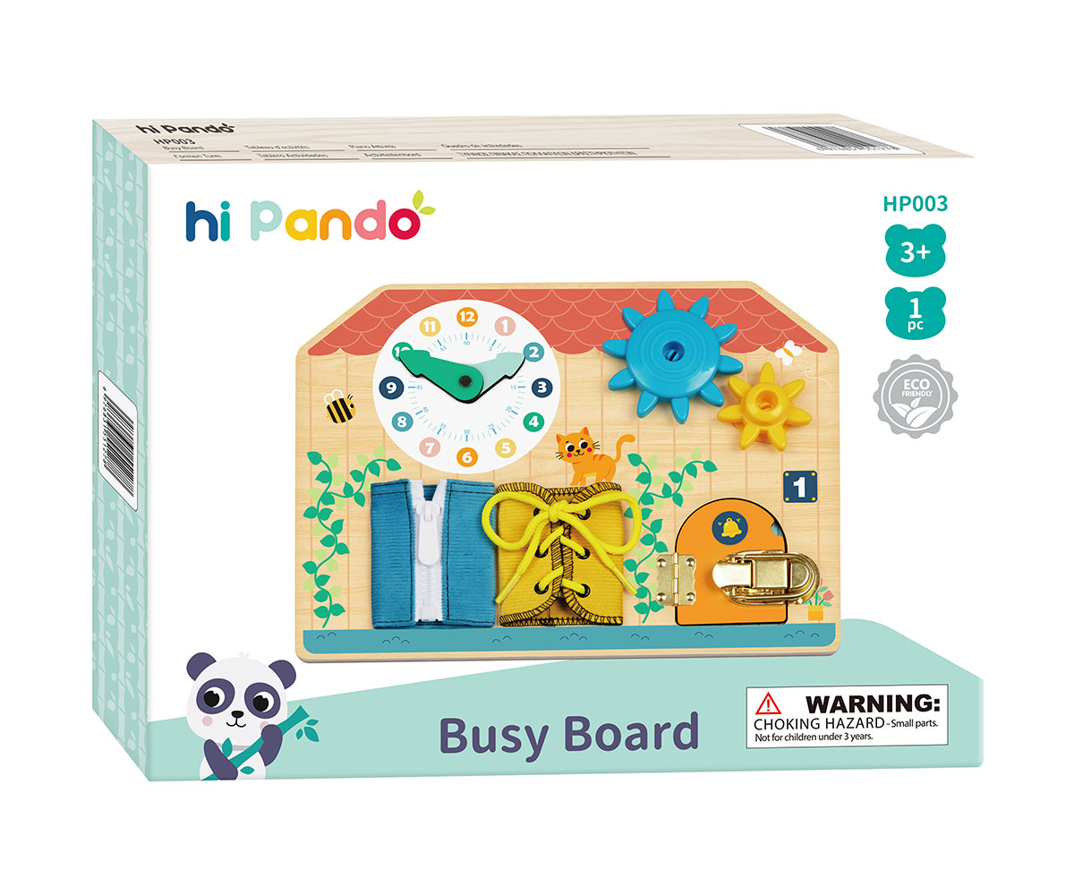 Дървен комплект тостер hi Pando със 10 предмета
