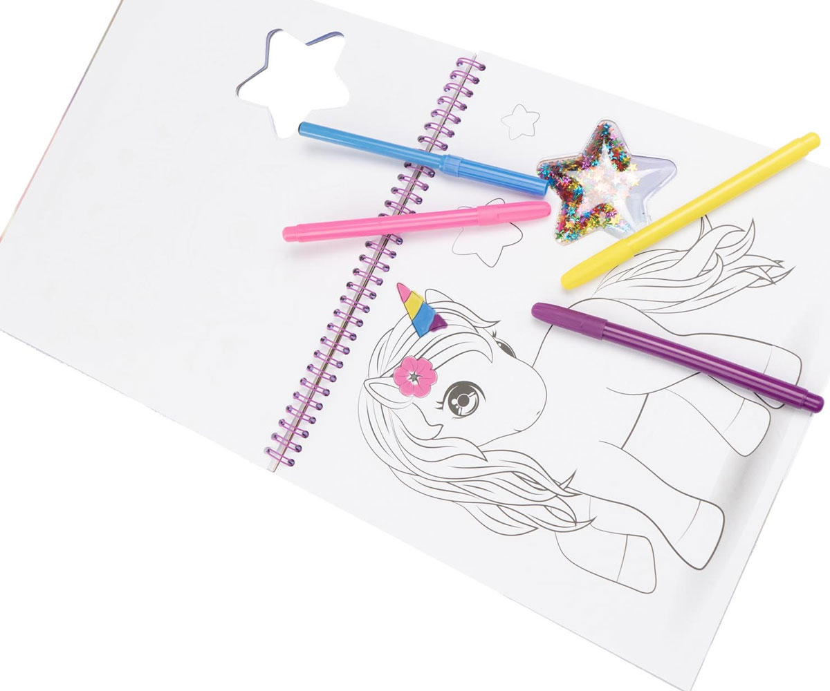 Книжка за оцветяване Nice Magic Unicorn, 20 страници