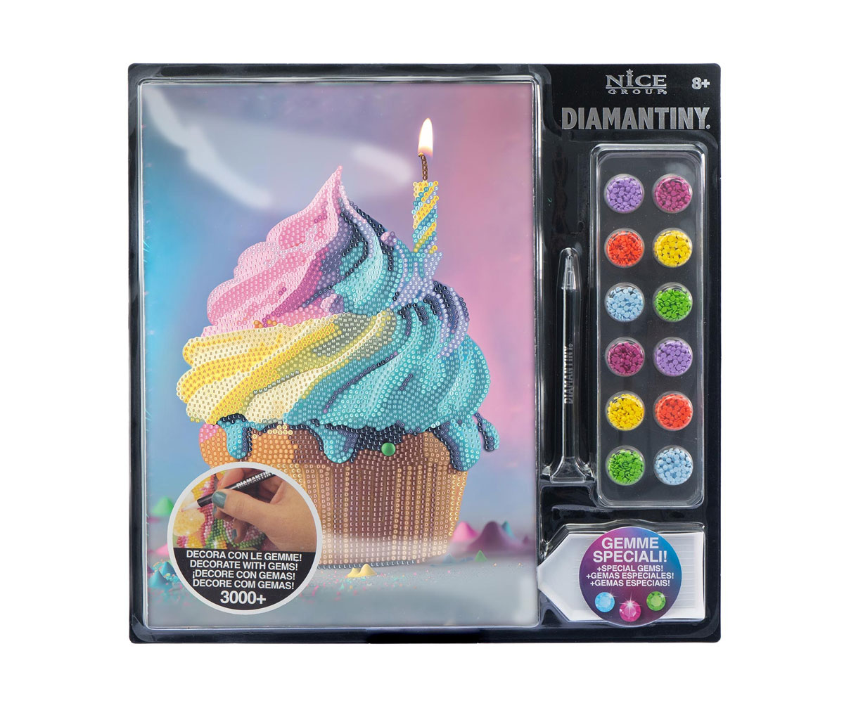 Рисуване с диаманти Nice Diamantiny Level Up 96611, 3000+ кристала