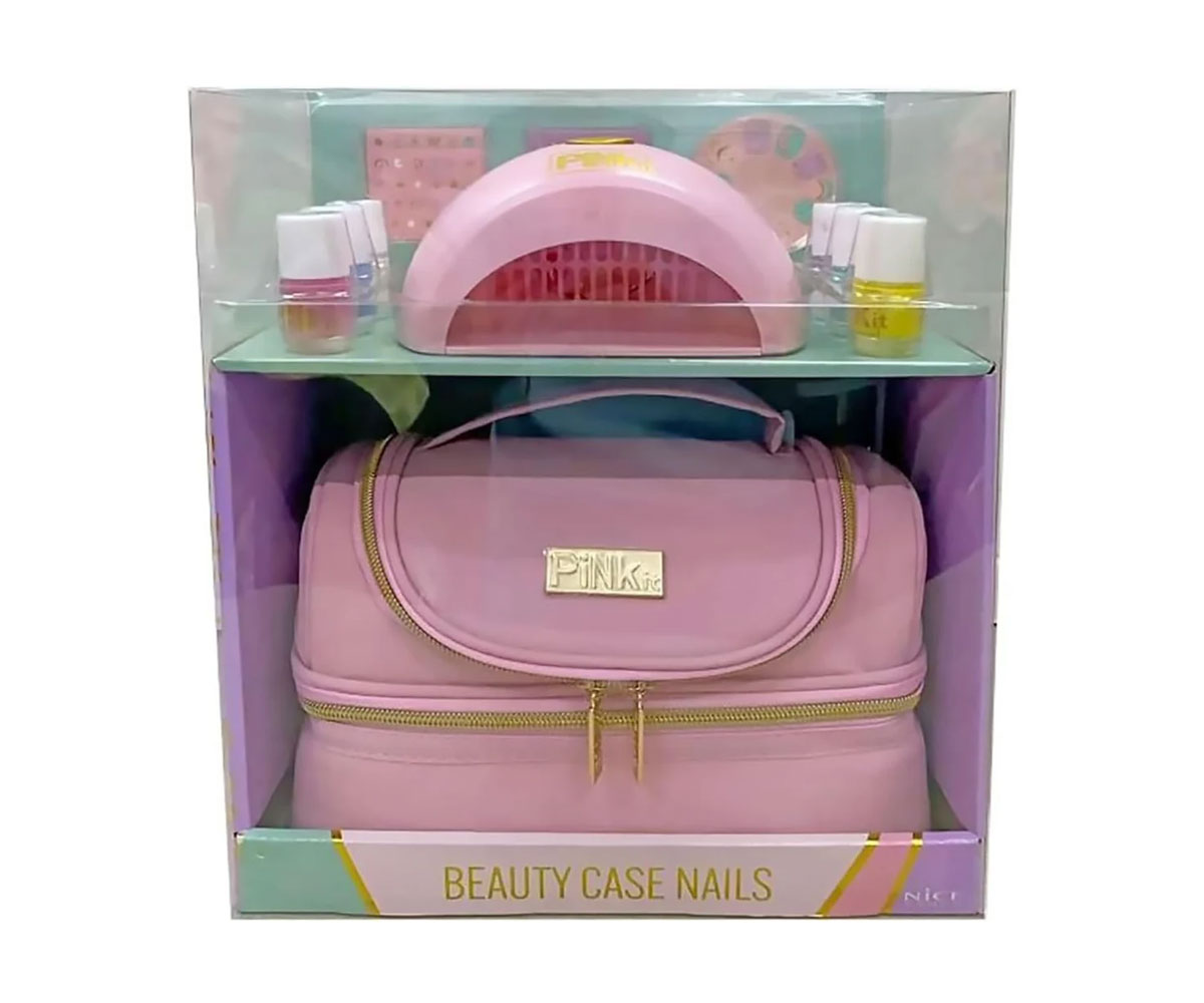 Nice Pink it комплект за маникюр с лампа за сушене