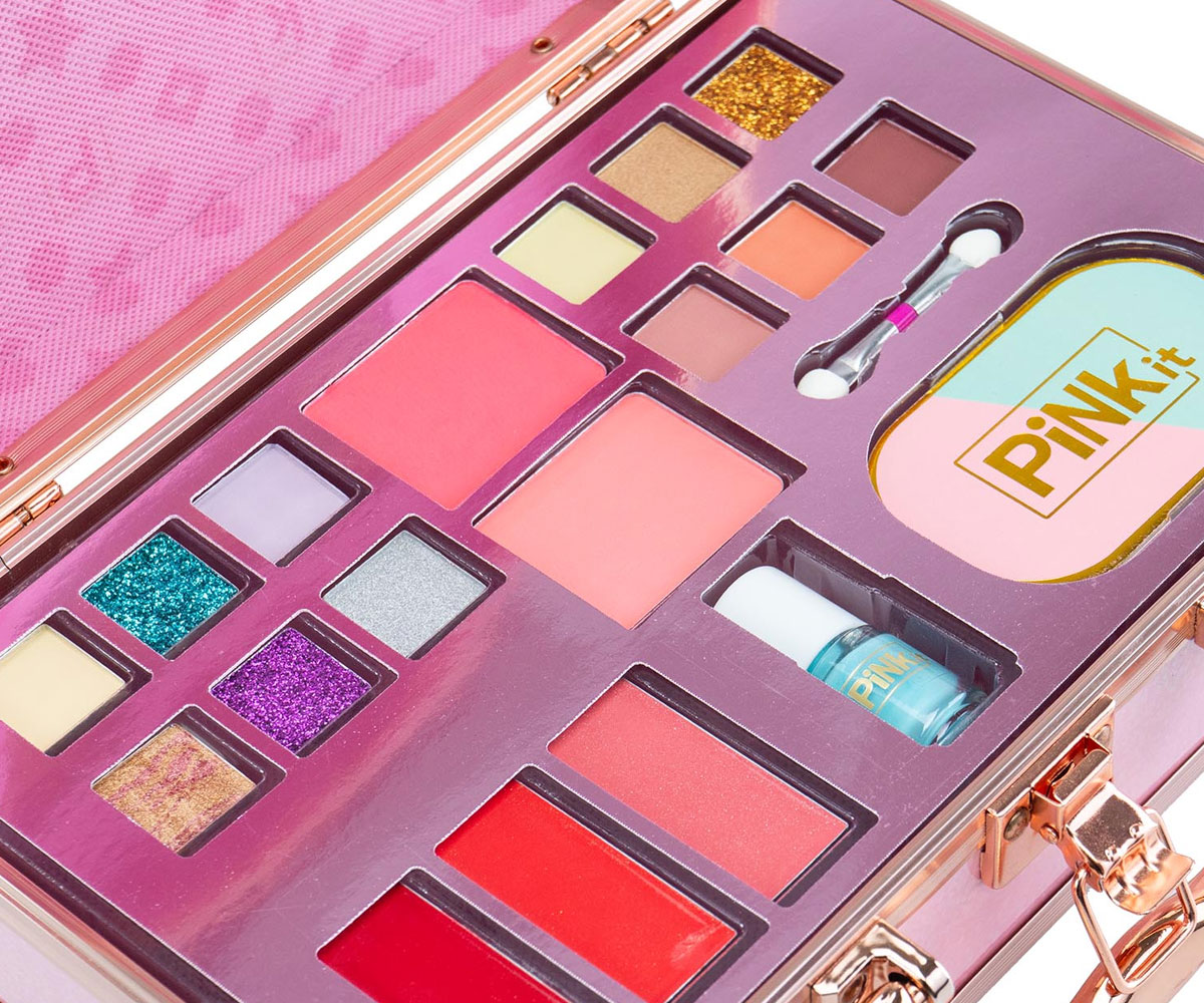 Nice Pink it куфарче с гримове за път, 12 сенки