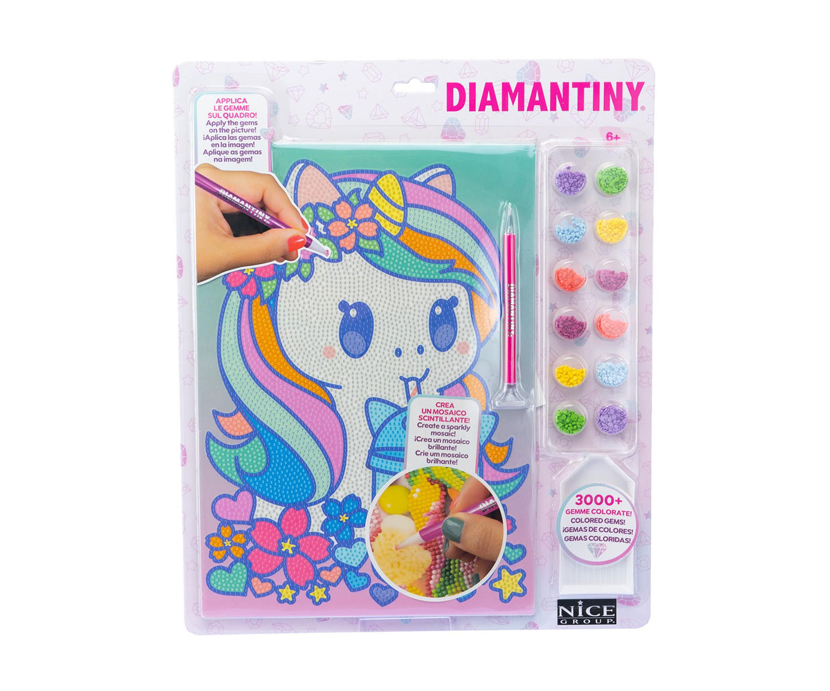 Рисуване с диаманти Nice KAWAII еднорог 90031, картина A4