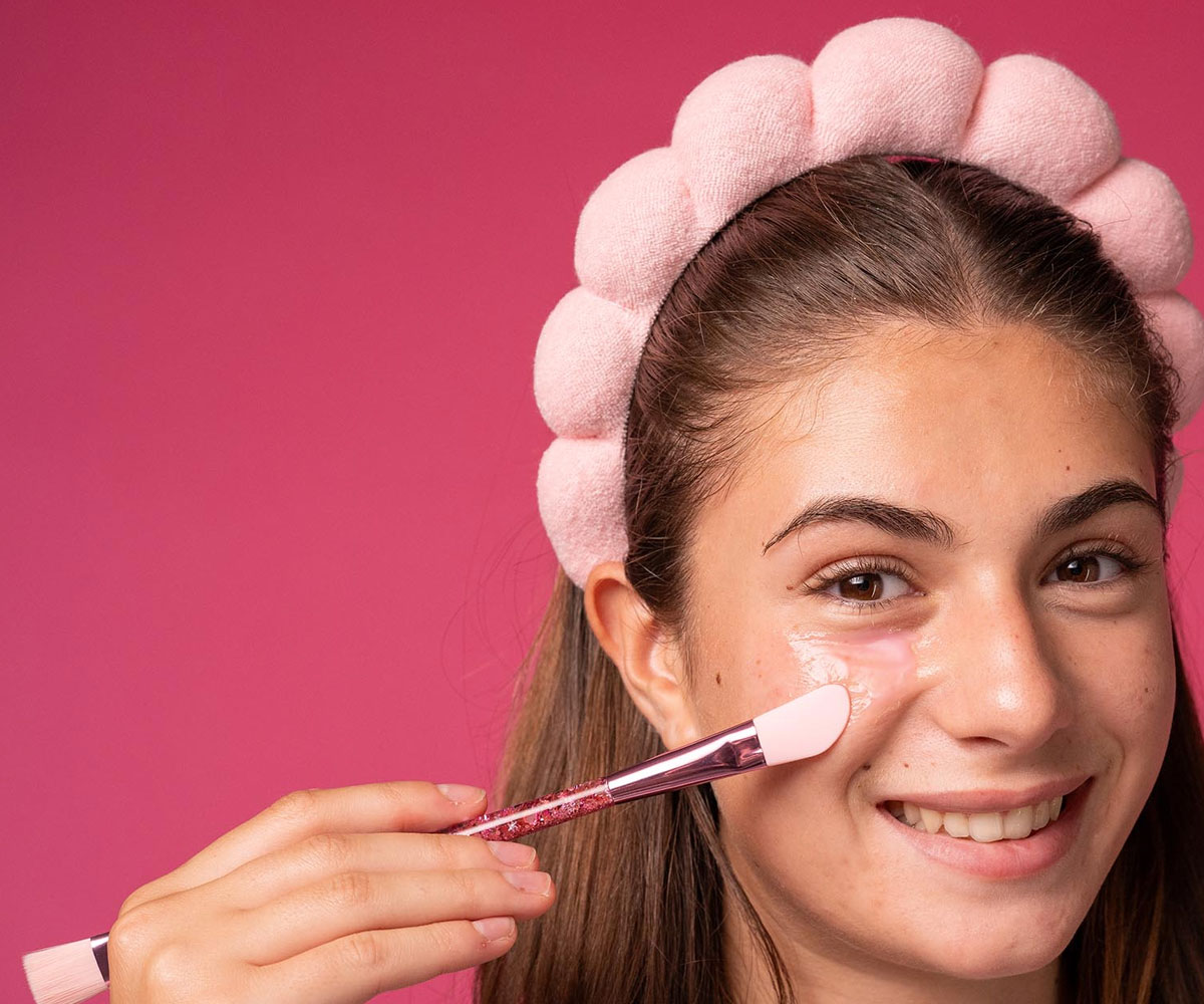 Двустранна четка и шпатула Nice Beauty Routine, 23,5 см