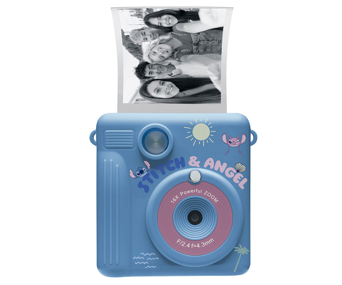 Фотоапарат с моментален печат Lexibook Disney Stitch