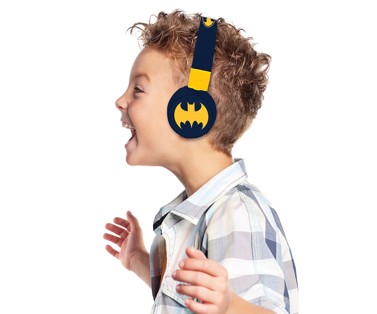 Детски Bluetooth слушалки Lexibook Батман 2 в 1